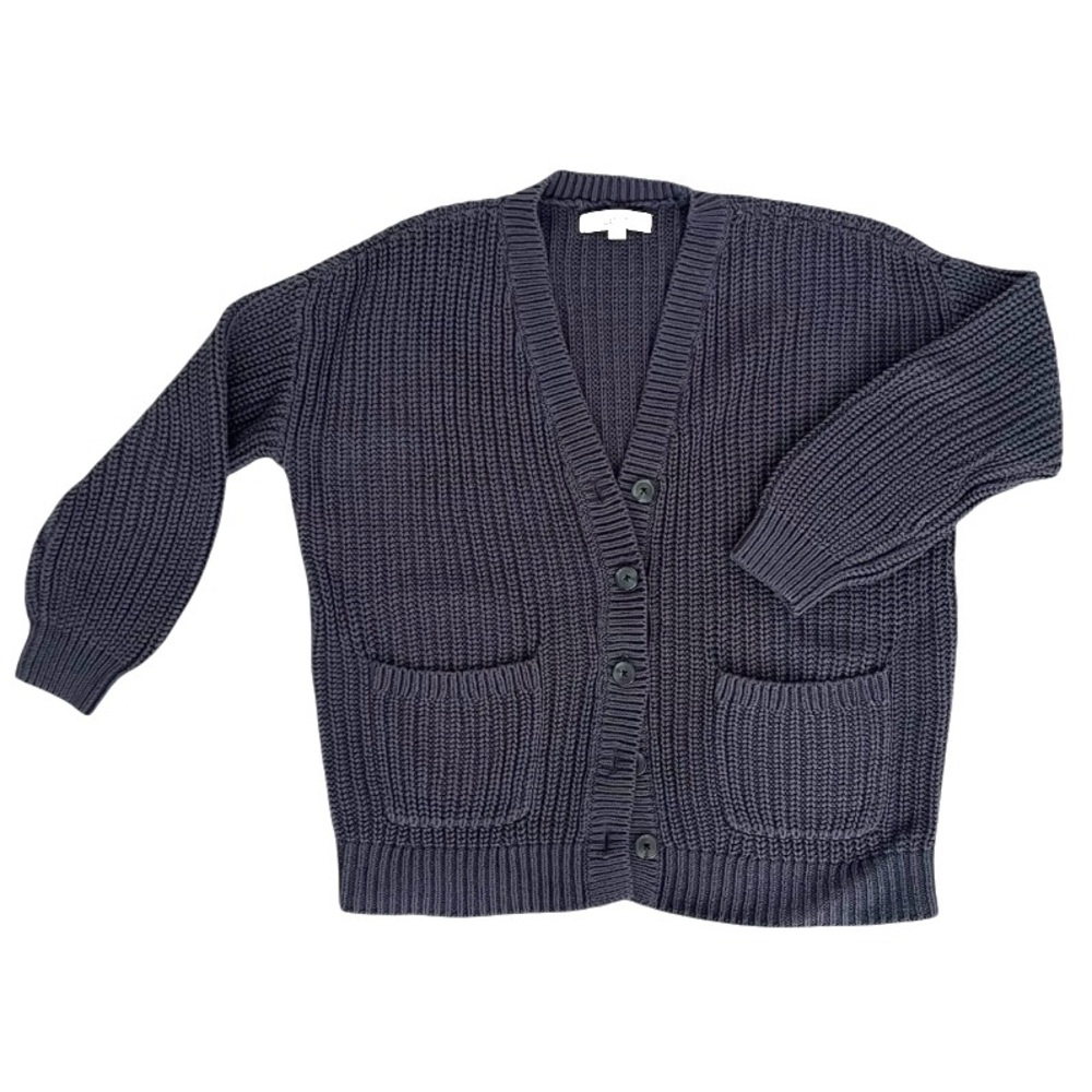 LOFT Women’s Charcoal Cardigan Sweater